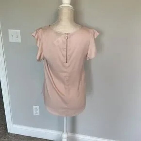 Ann Taylor flutter sleeve blouse - Picture 2 of 6